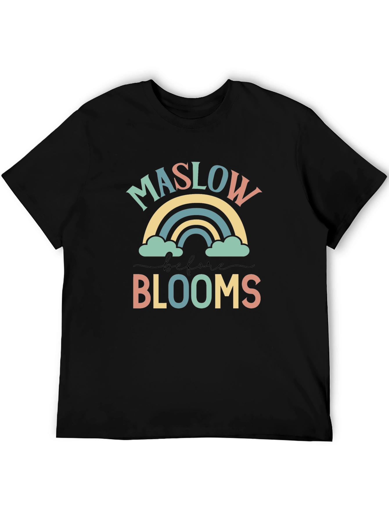 Maslow Before Blooms Rainbow Graphic Tee