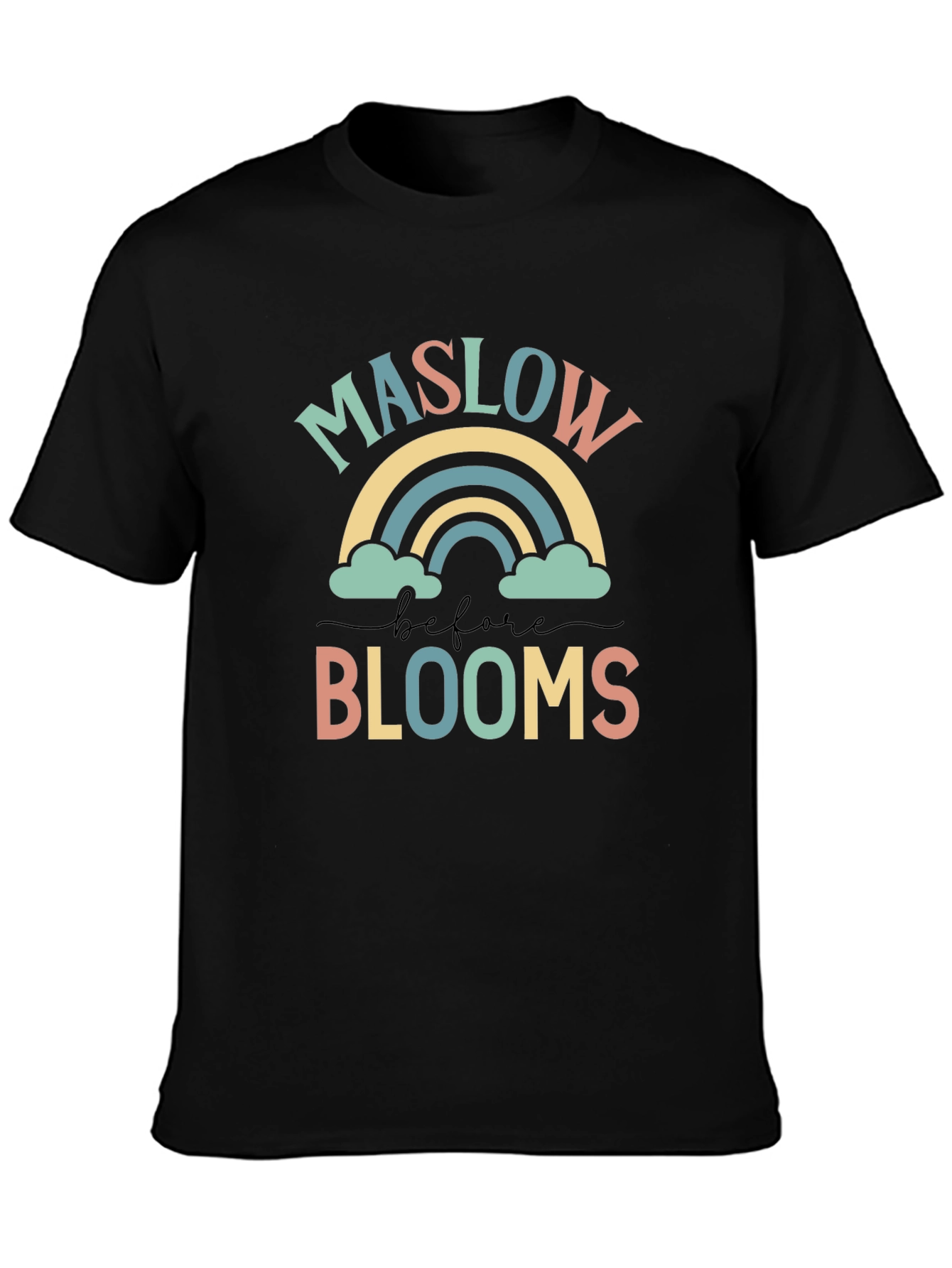Maslow Before Blooms Rainbow Graphic Tee