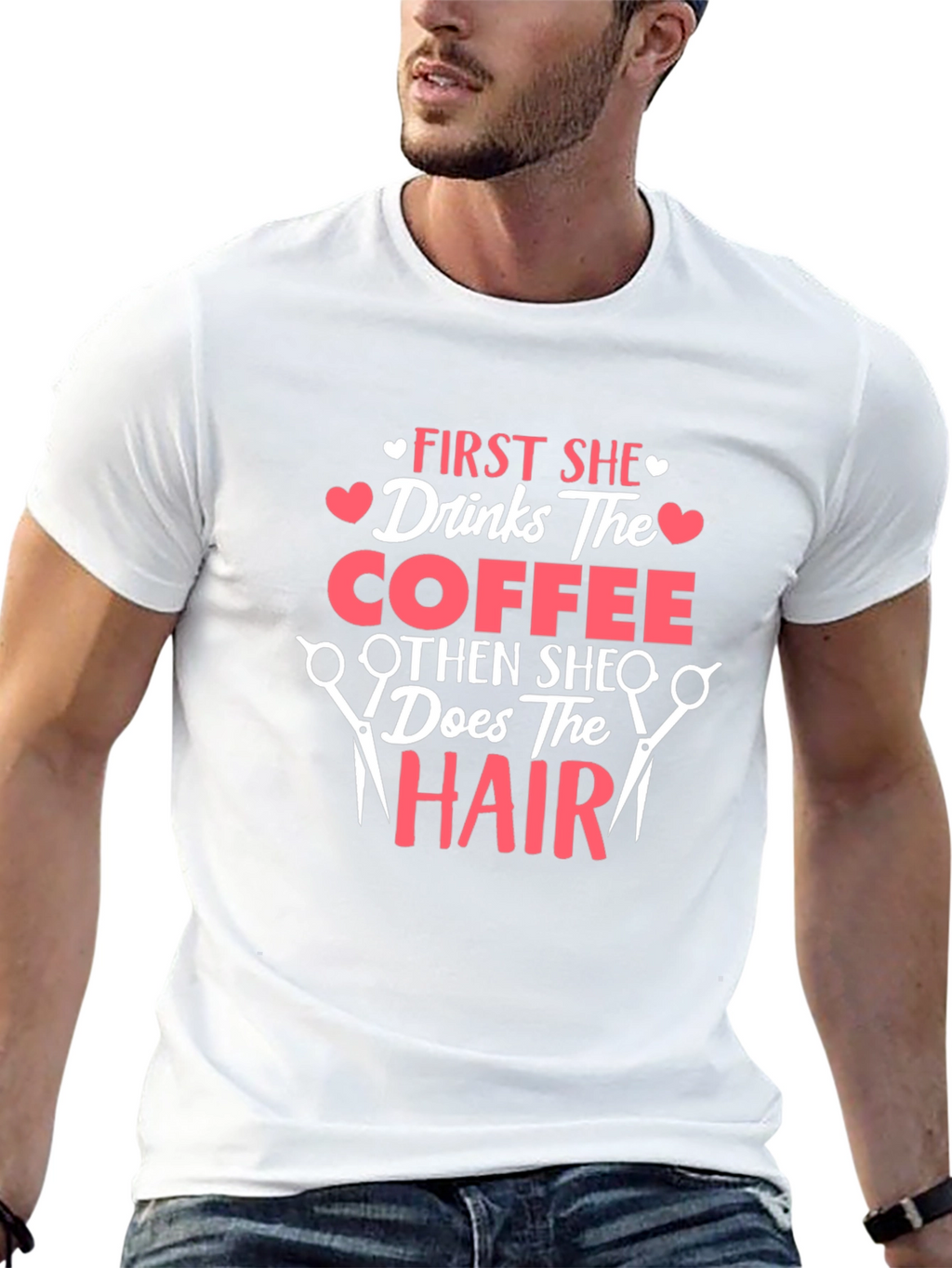 Coffee & Hair Stylist T-Shirt