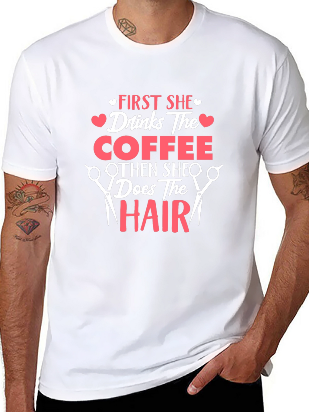 Coffee & Hair Stylist T-Shirt