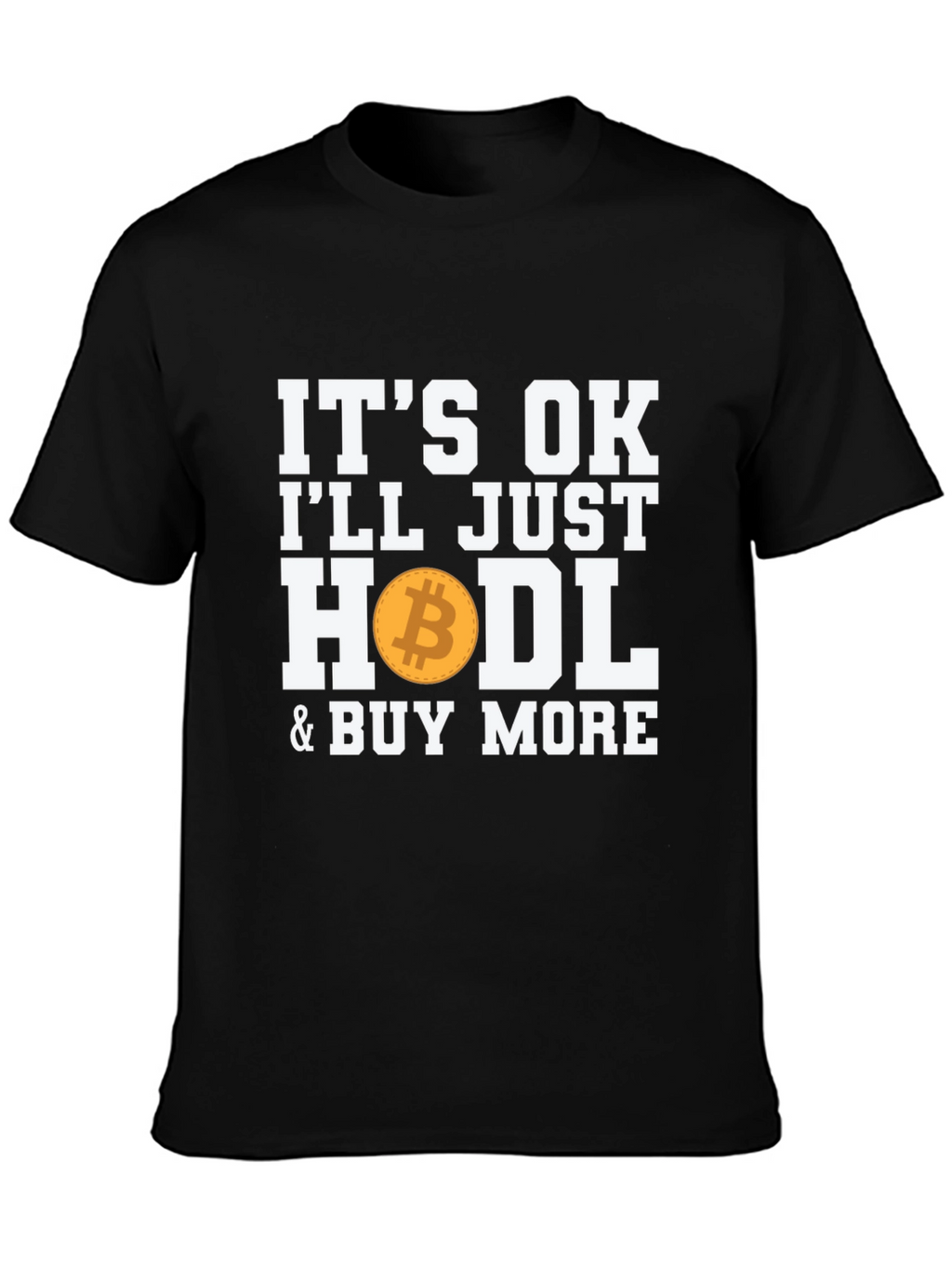 Bitcoin HODL Crypto Black T-Shirt