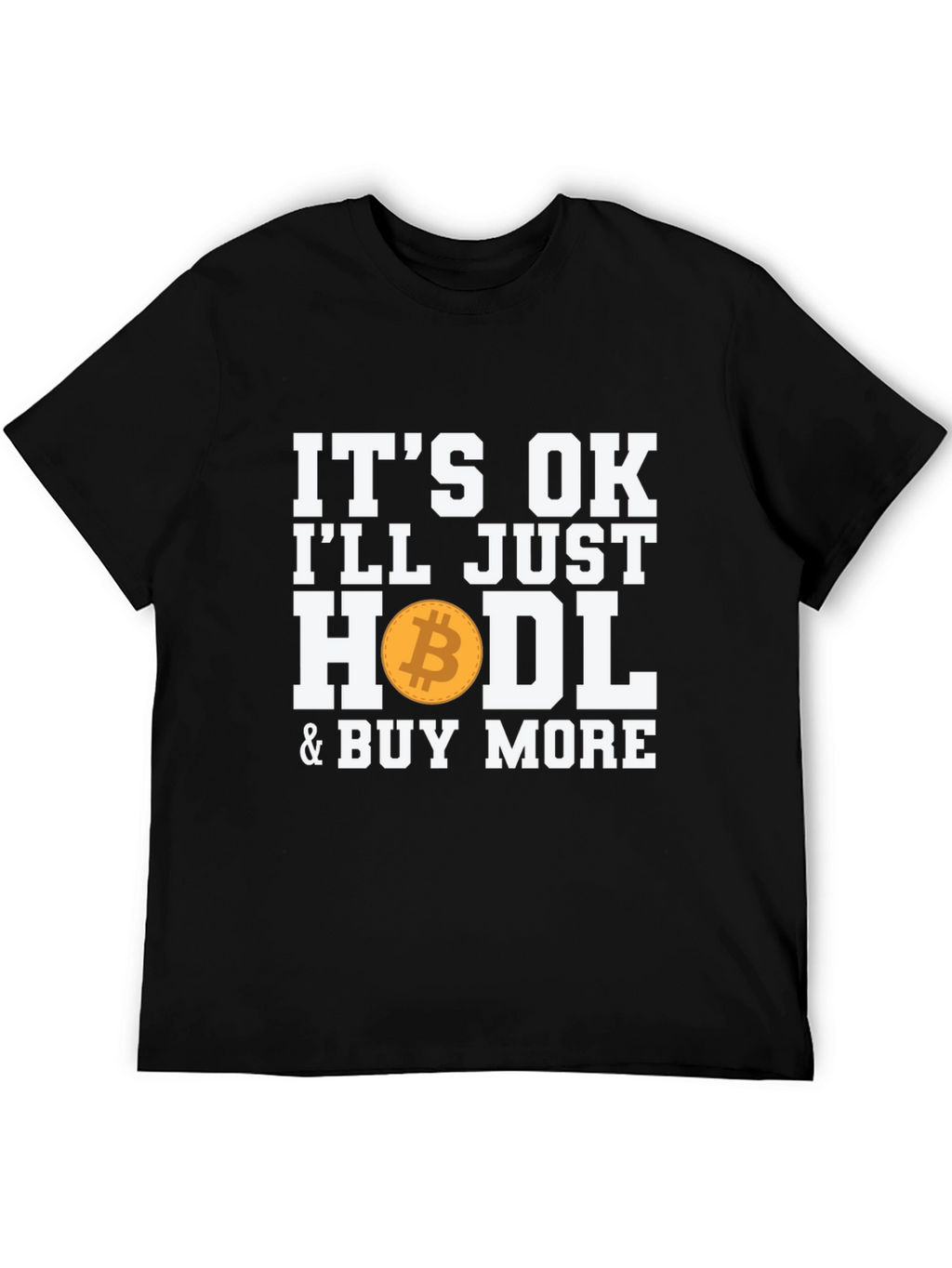 Bitcoin HODL Crypto Black T-Shirt