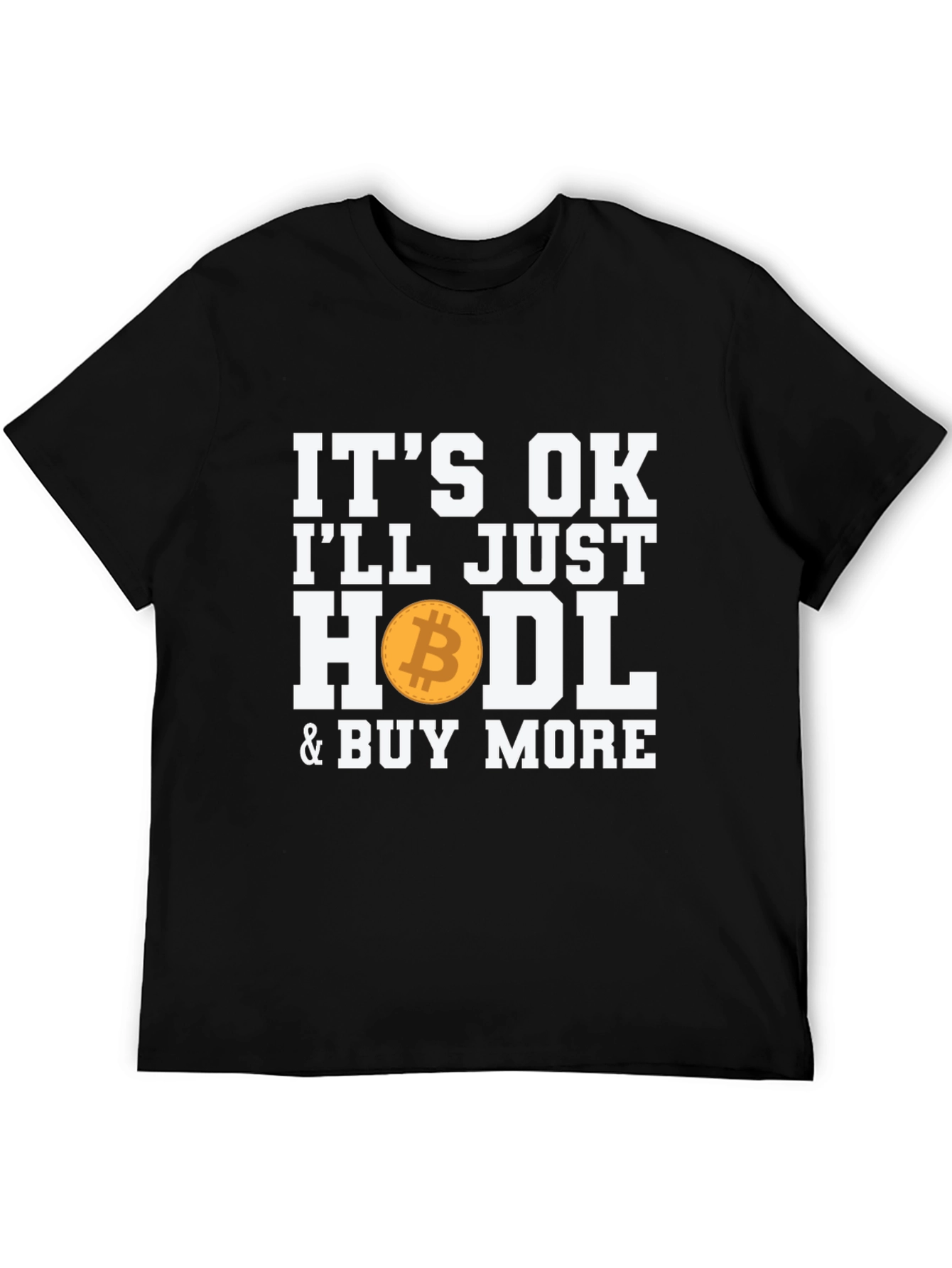 Bitcoin HODL Crypto Black T-Shirt