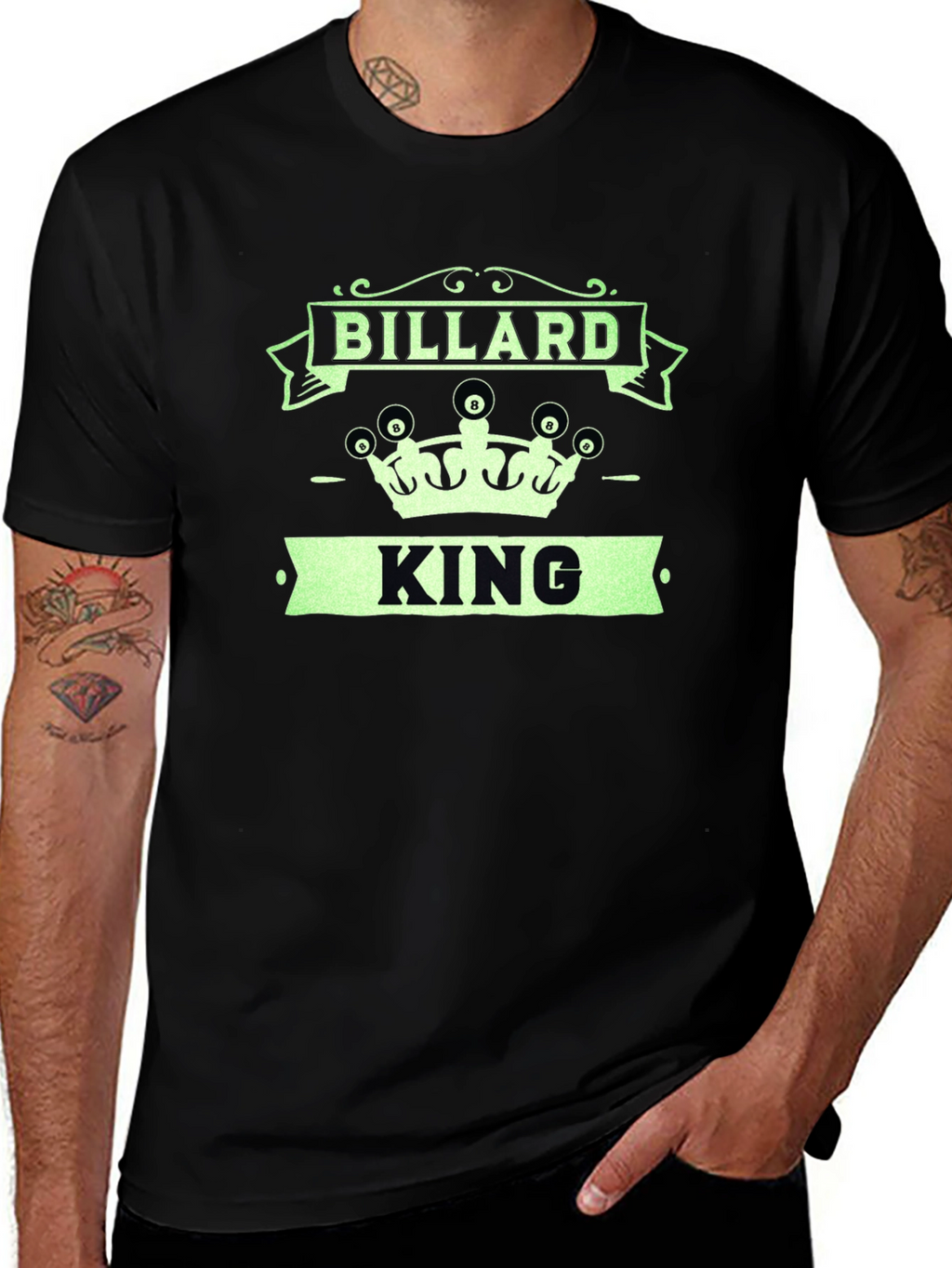 Billiard King Graphic T-Shirt