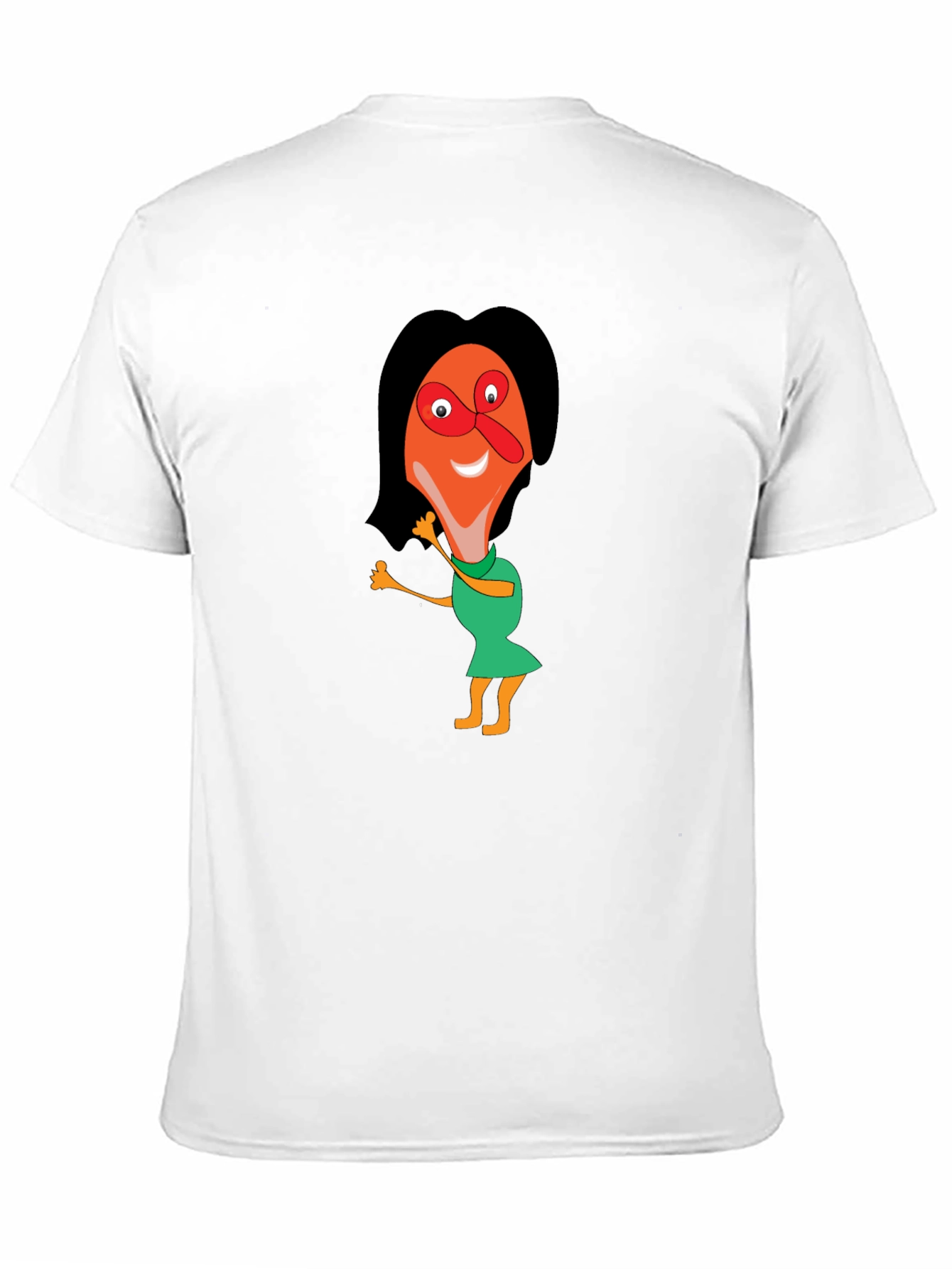 Cartoon Graphic Tee - Black Unisex Shirt