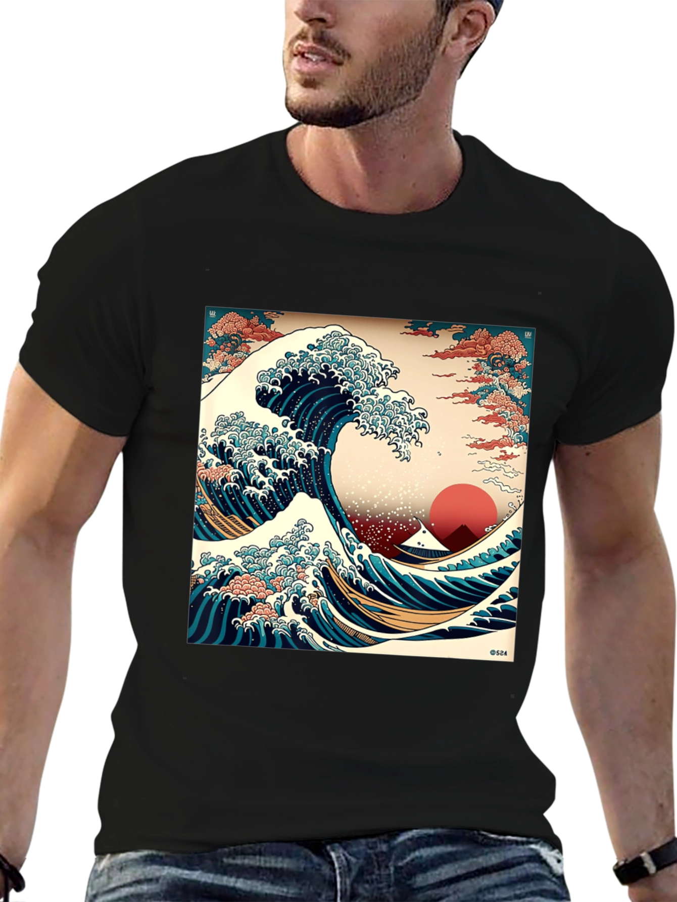 Great Wave Graphic Tee - Artistic Unisex T-Shirt
