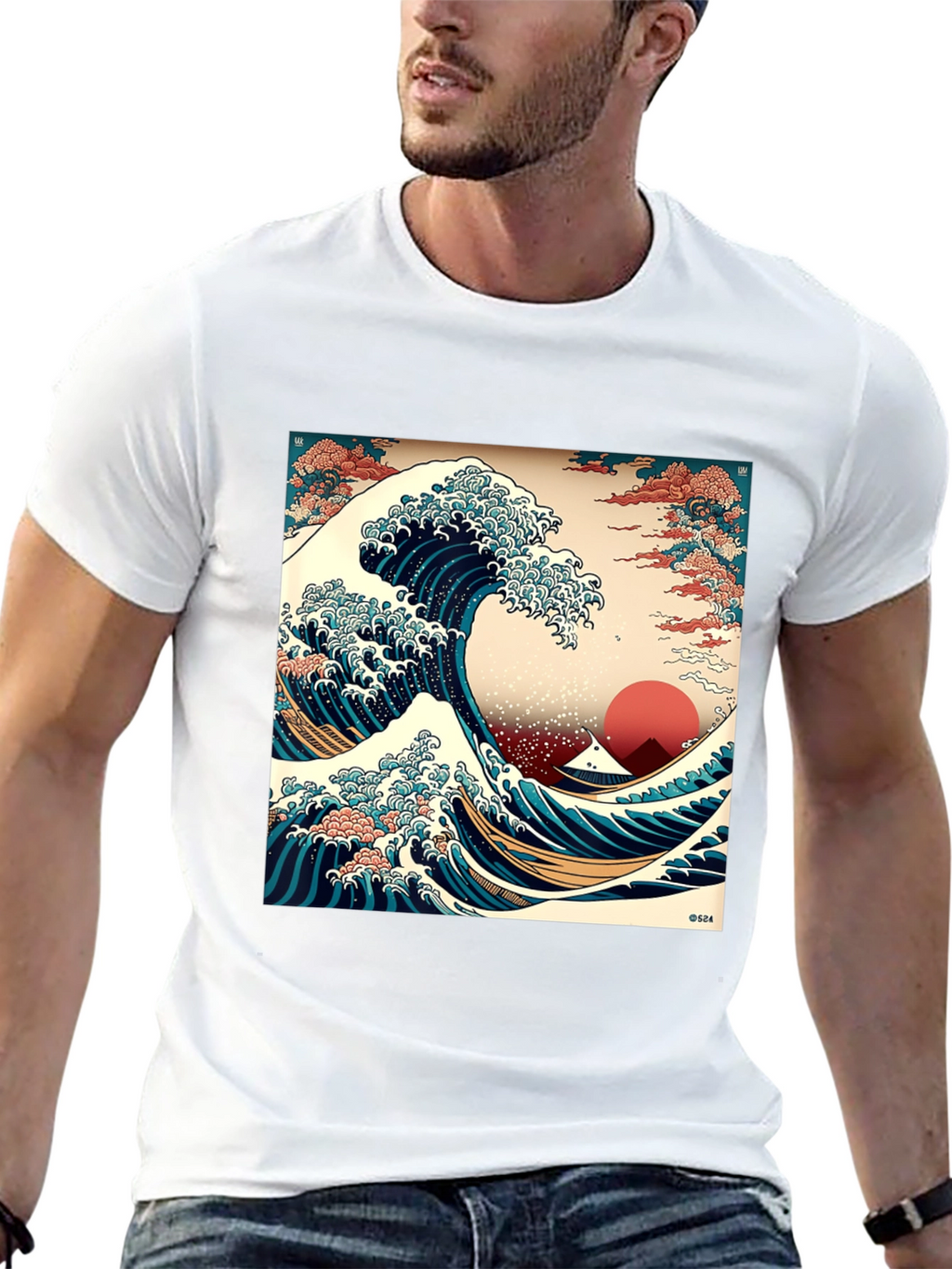 Great Wave Graphic Tee - Artistic Unisex T-Shirt