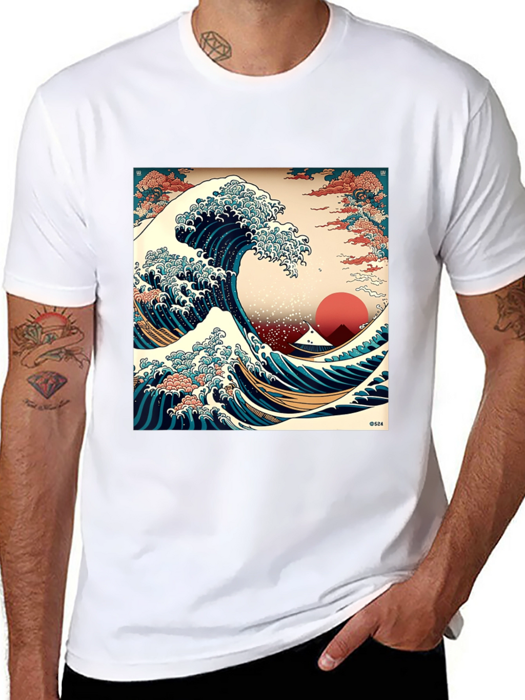 Great Wave Graphic Tee - Artistic Unisex T-Shirt
