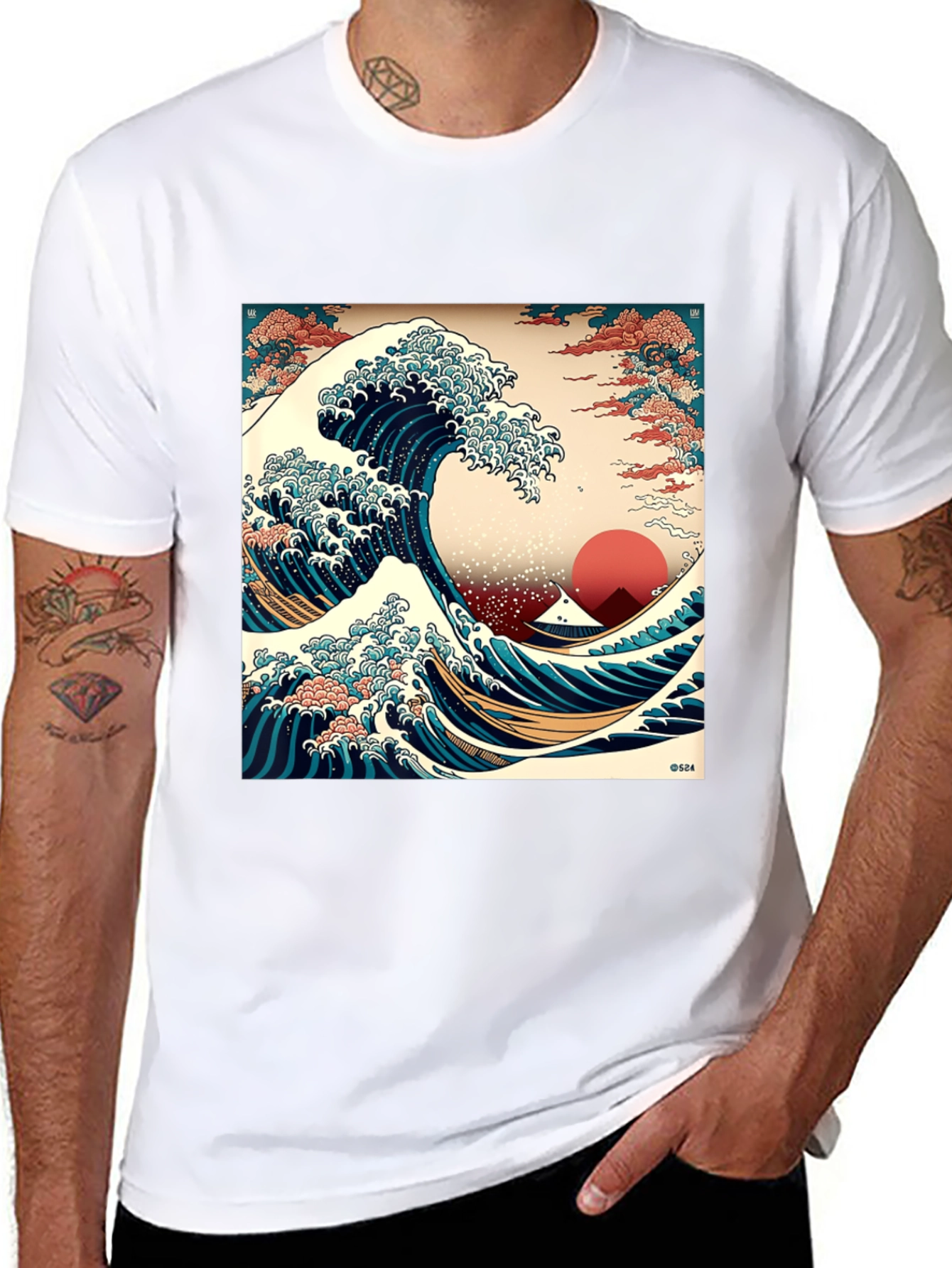 Great Wave Graphic Tee - Artistic Unisex T-Shirt