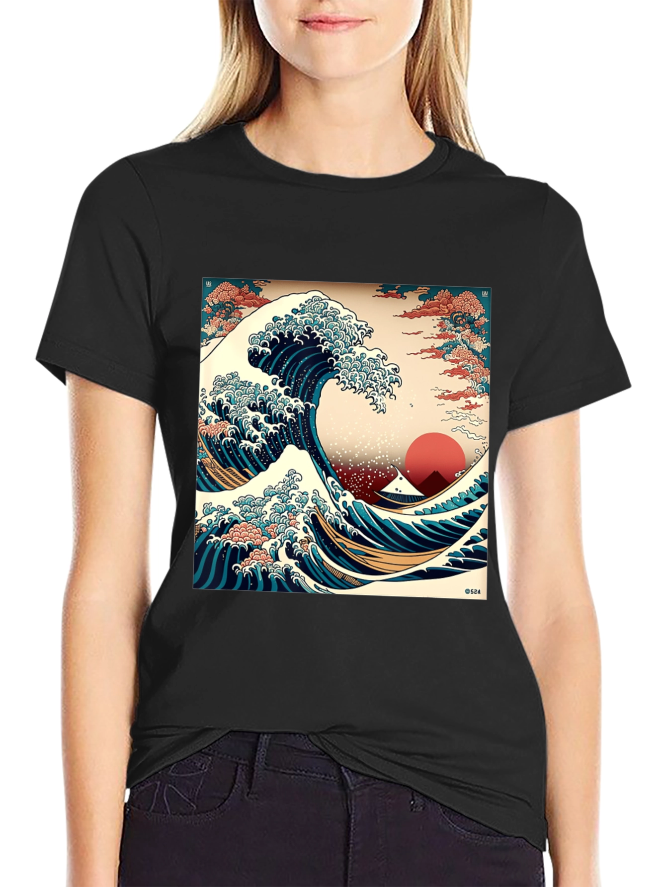 Great Wave Graphic Tee - Artistic Unisex T-Shirt