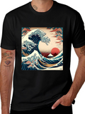Great Wave Graphic Tee - Artistic Unisex T-Shirt