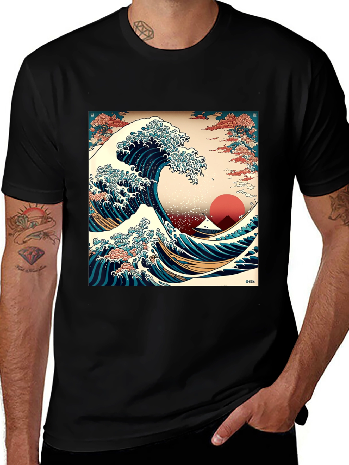 Great Wave Graphic Tee - Artistic Unisex T-Shirt