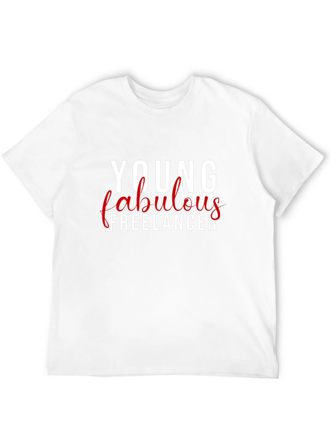 Young Fabulous Freelancer Black T-Shirt