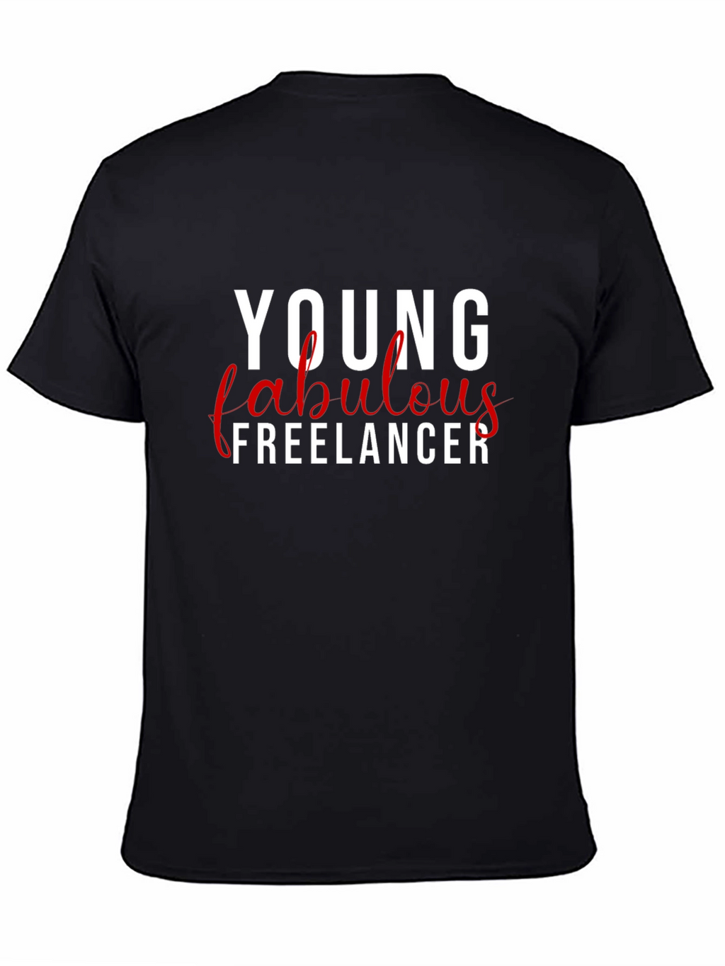 Young Fabulous Freelancer Black T-Shirt