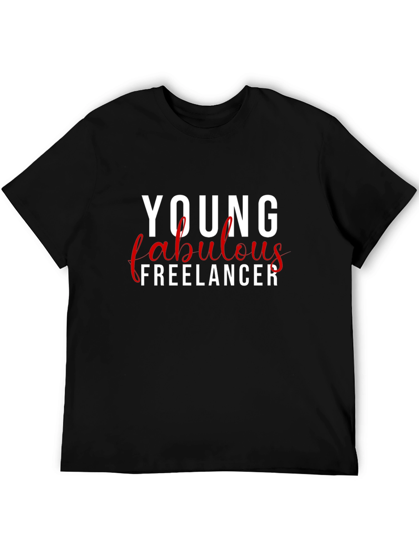 Young Fabulous Freelancer Black T-Shirt