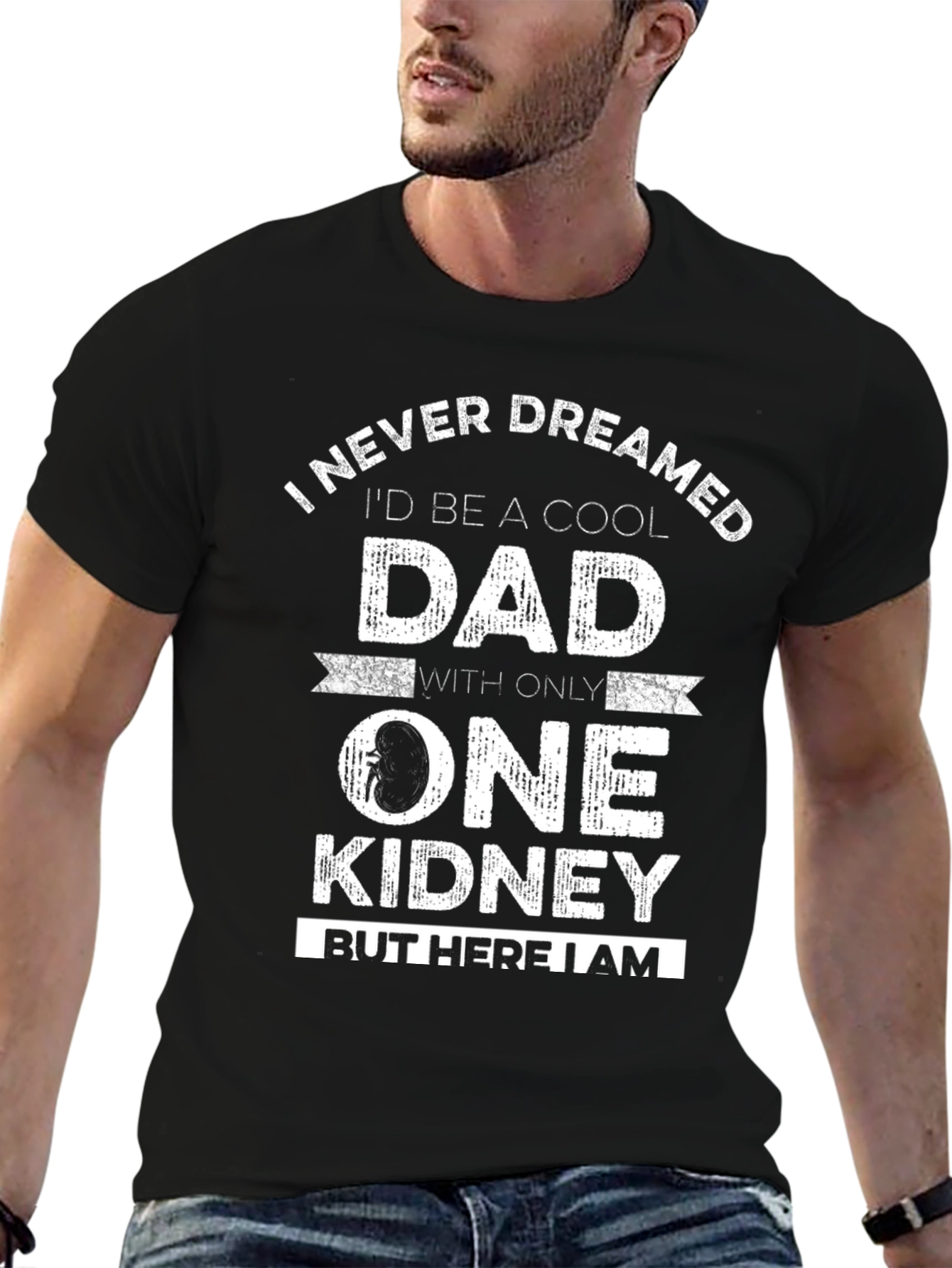 Cool Dad One Kidney Funny T-Shirt