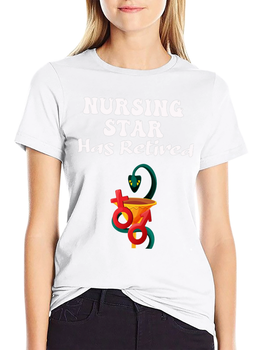 Retired Nursing Star T-Shirt