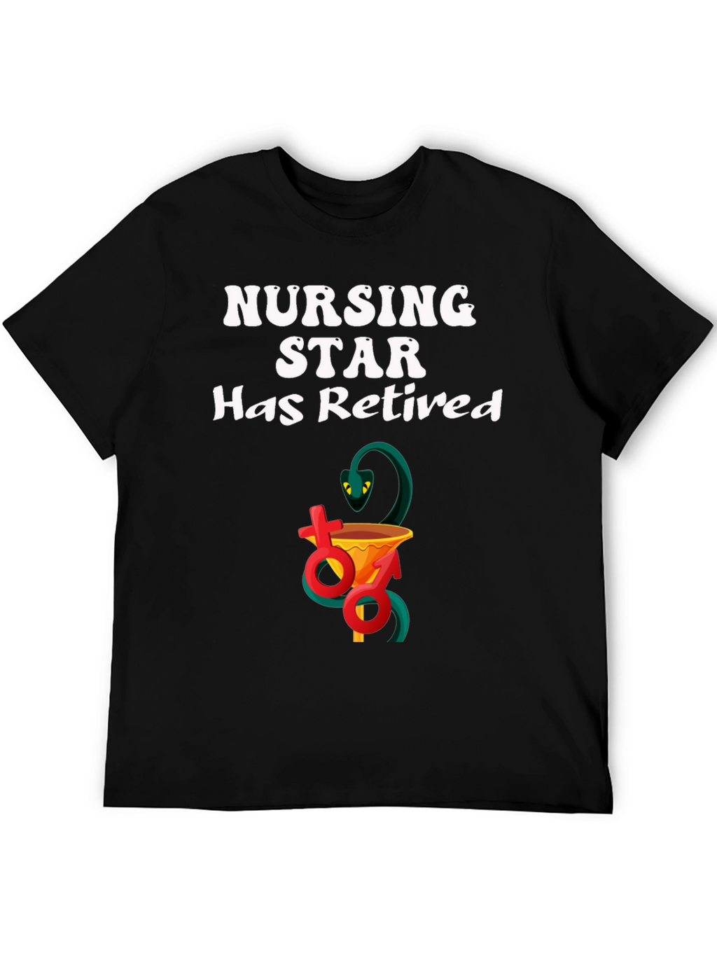 Retired Nursing Star T-Shirt