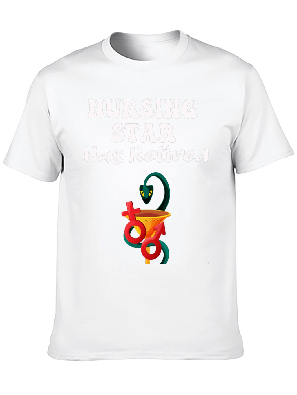 Retired Nursing Star T-Shirt