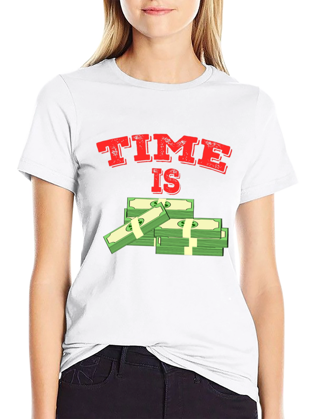 Time Is Money Graphic T-Shirt