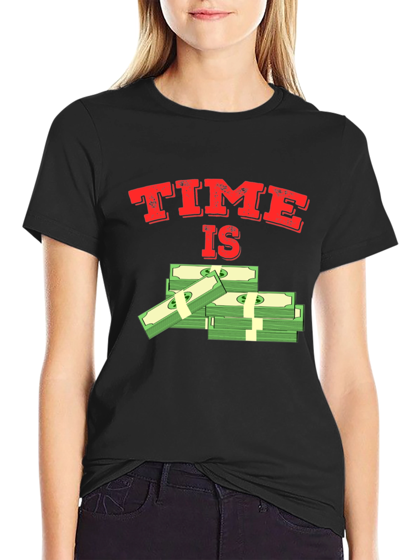 Time Is Money Graphic T-Shirt