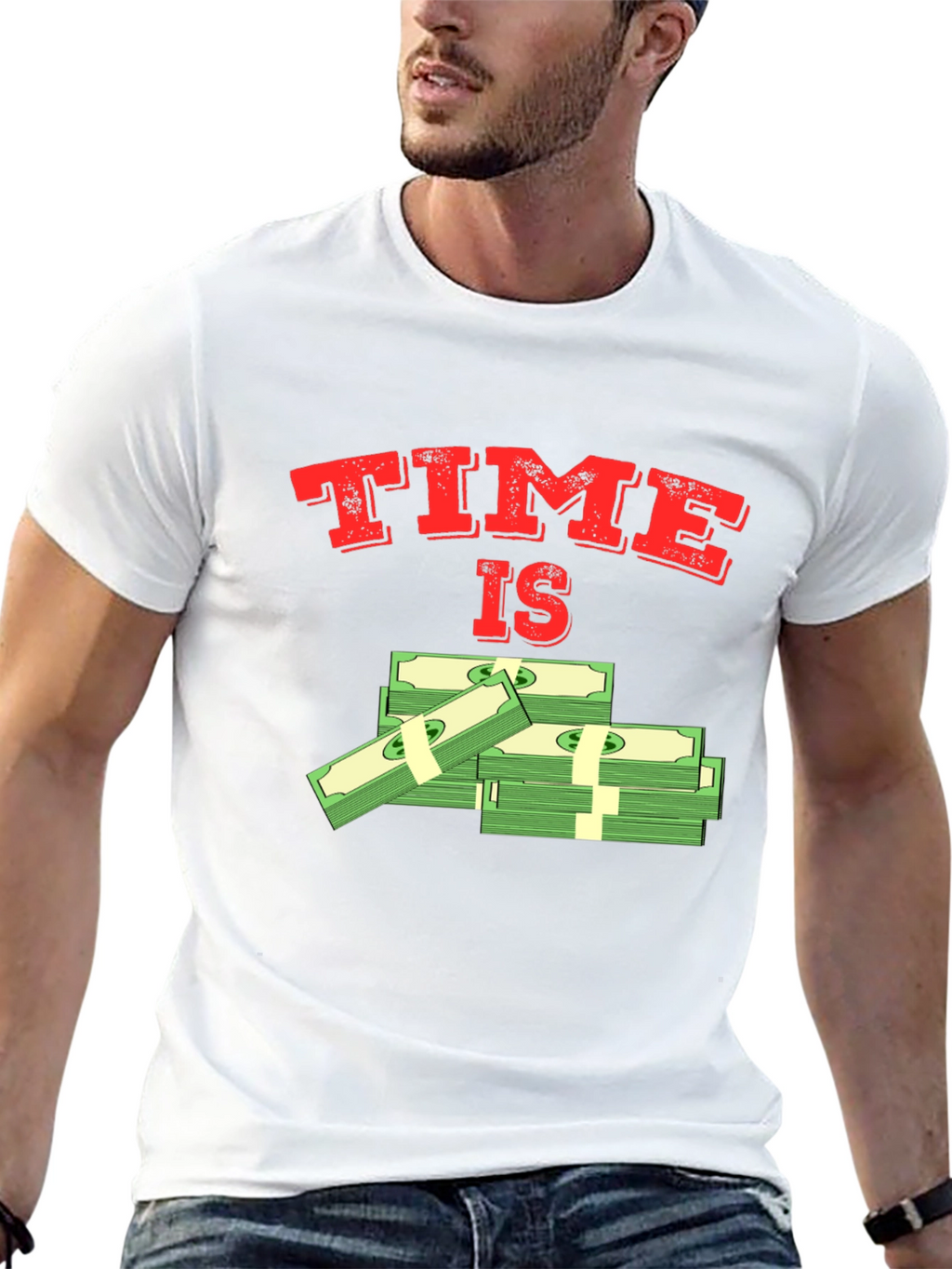 Time Is Money Graphic T-Shirt