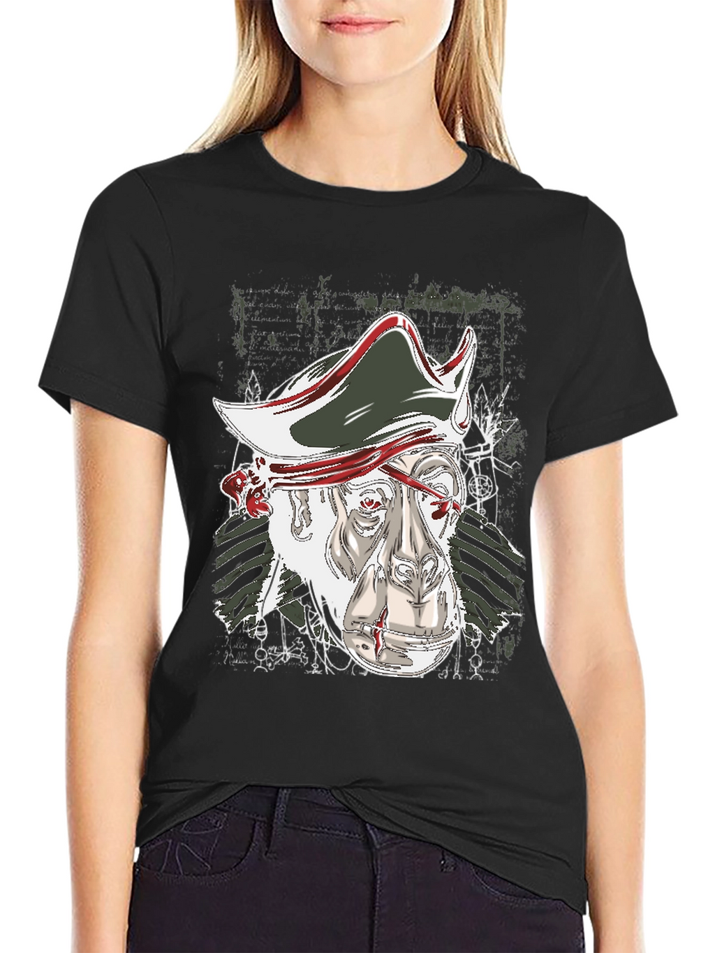 Pirate Monkey Graphic Tee