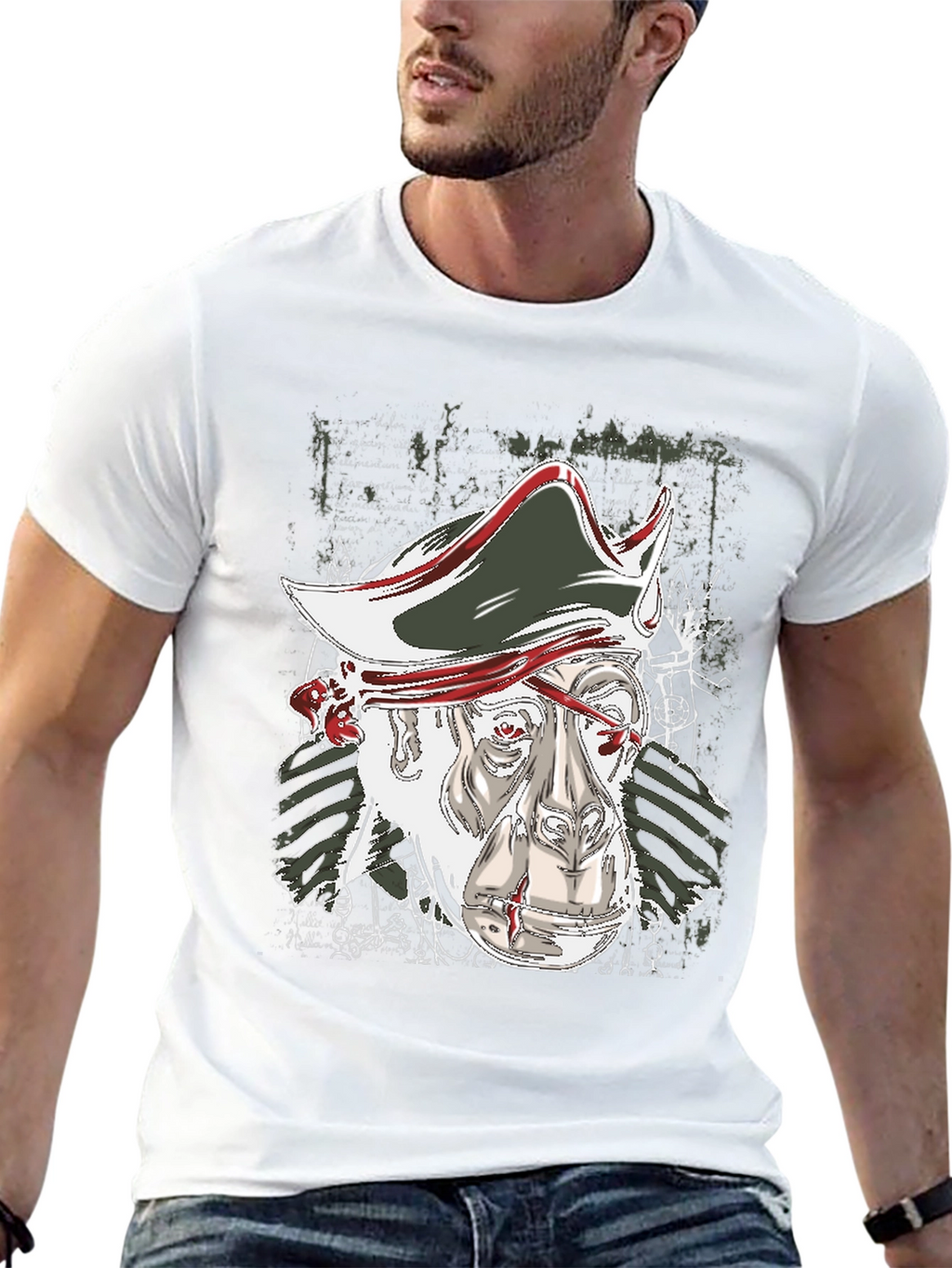 Pirate Monkey Graphic Tee
