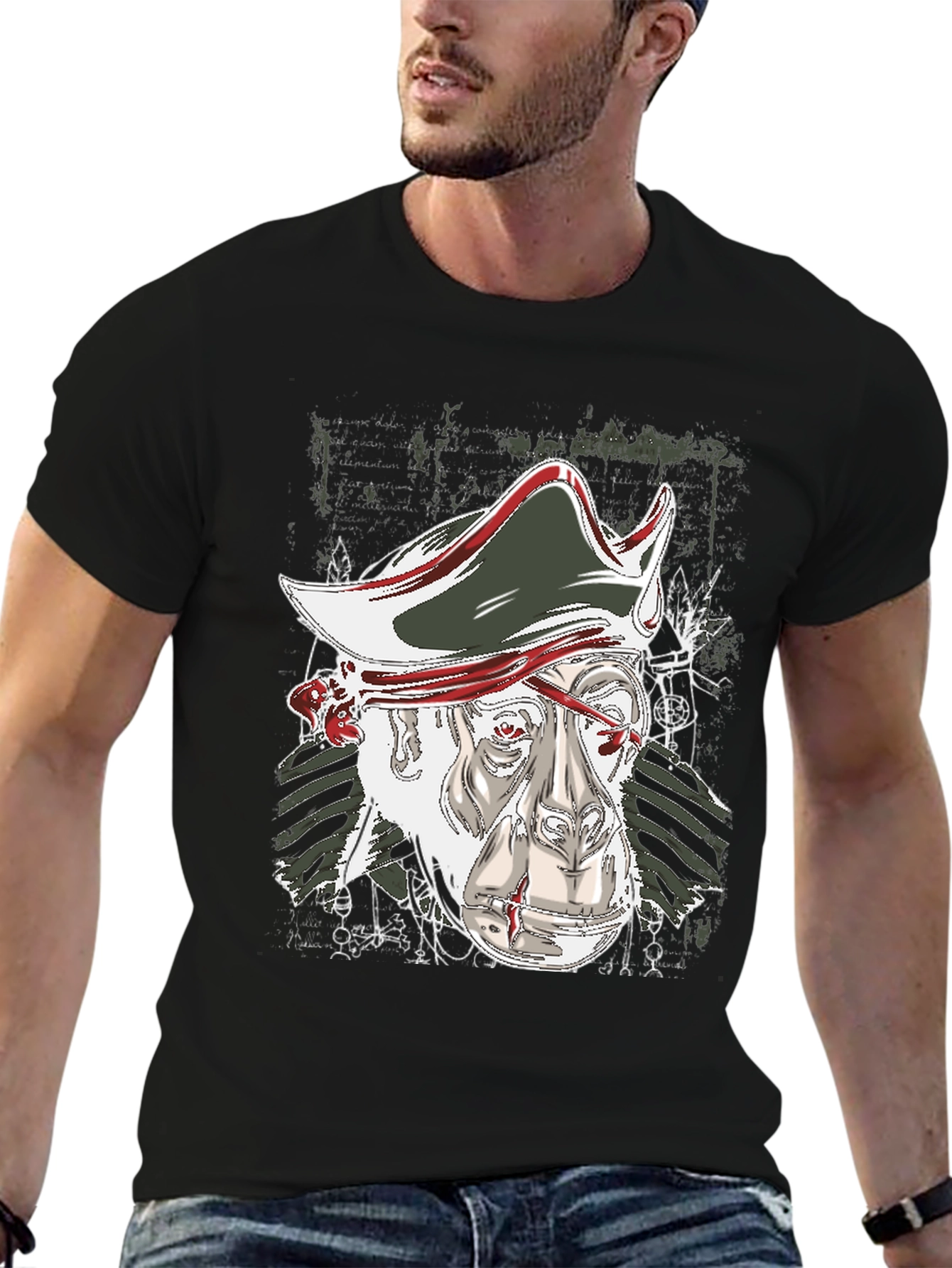 Pirate Monkey Graphic Tee