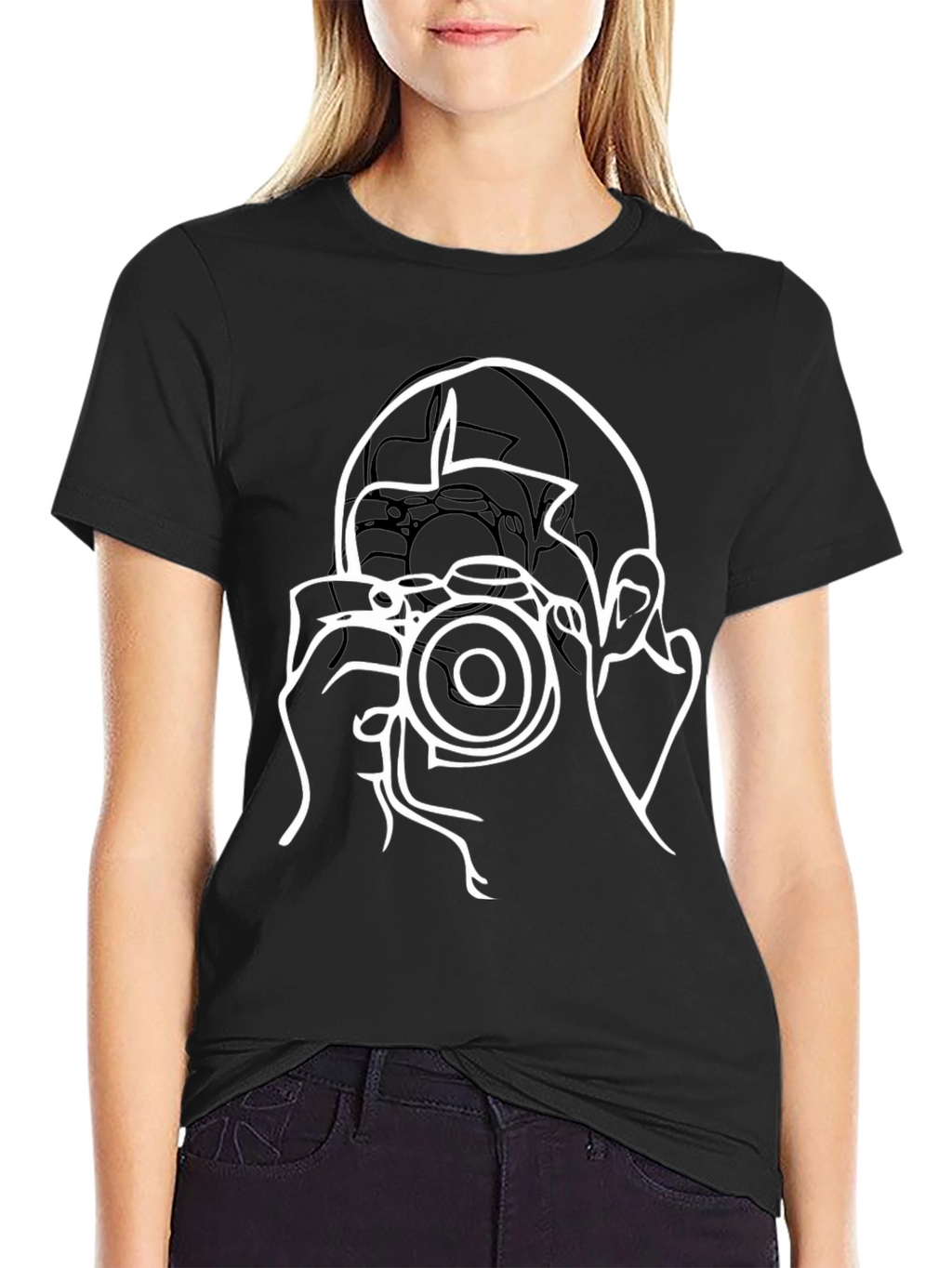 Photographer Graphic Tee - Cool Camera T-Shirt