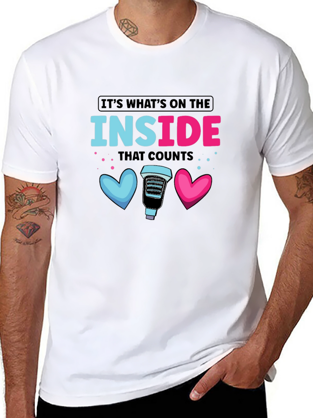 Its Whats on the Inside Coffee Lover T-Shirt