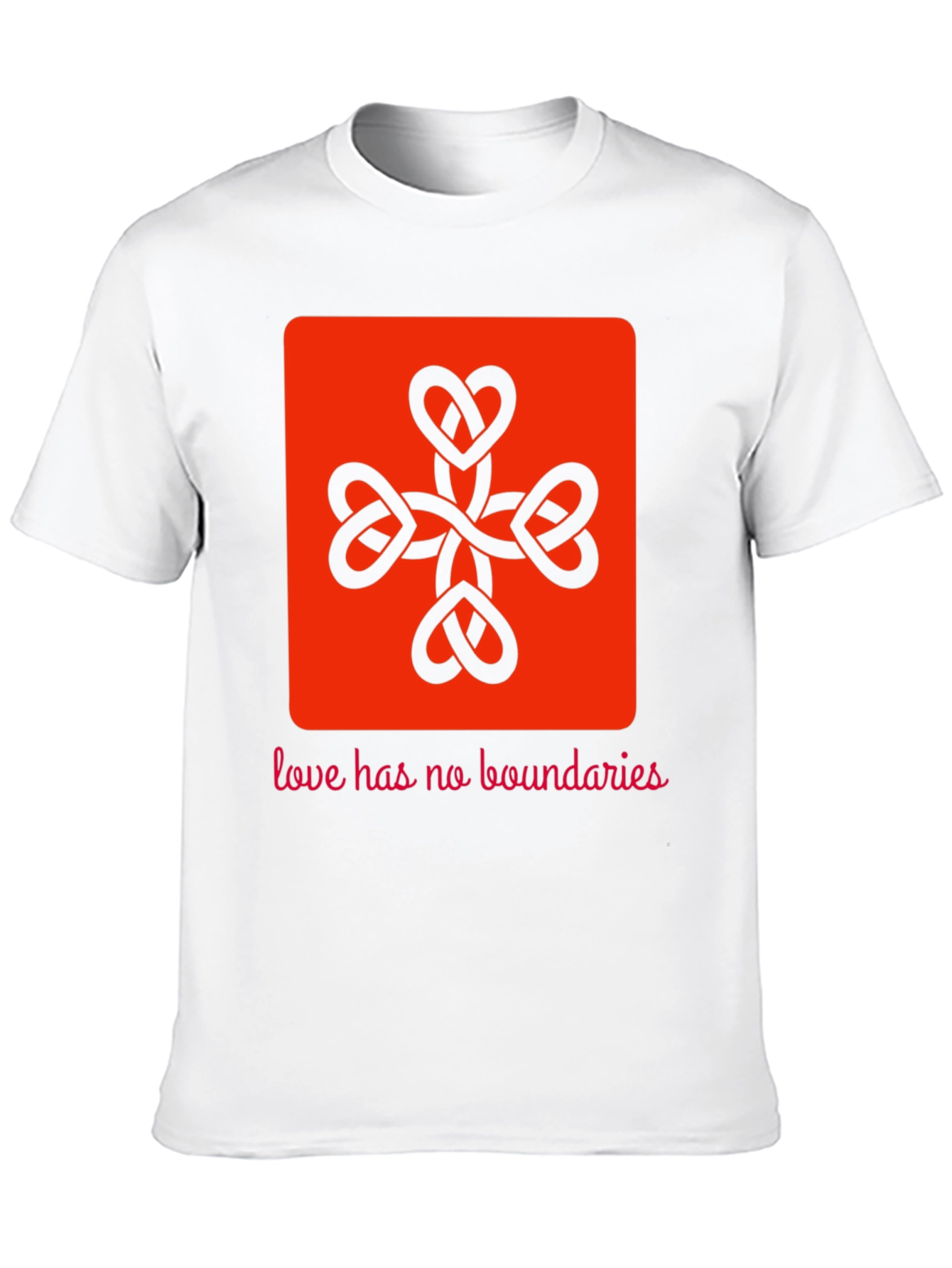 Heart Knot Graphic Tee - Love Has No Boundaries