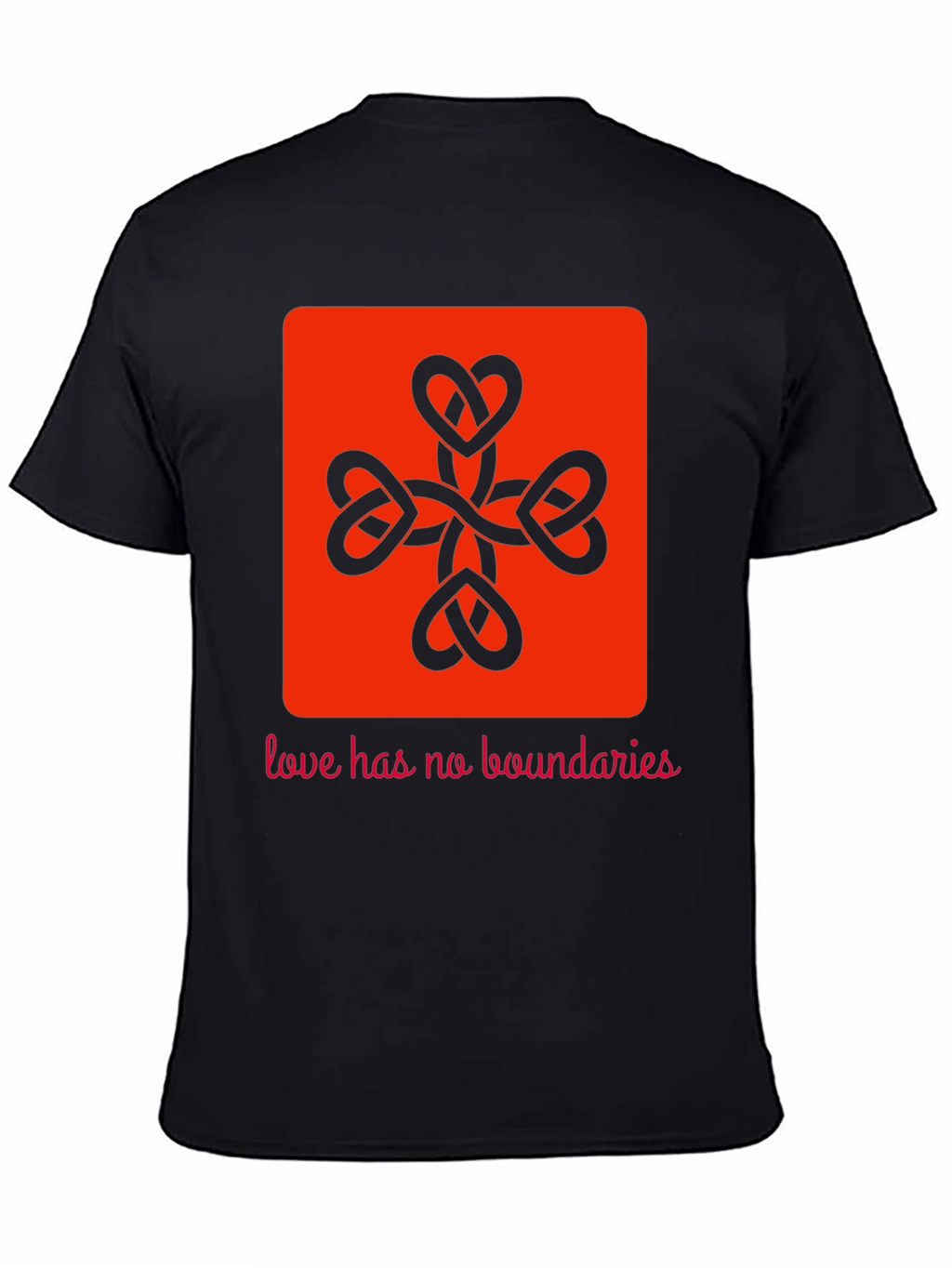 Heart Knot Graphic Tee - Love Has No Boundaries