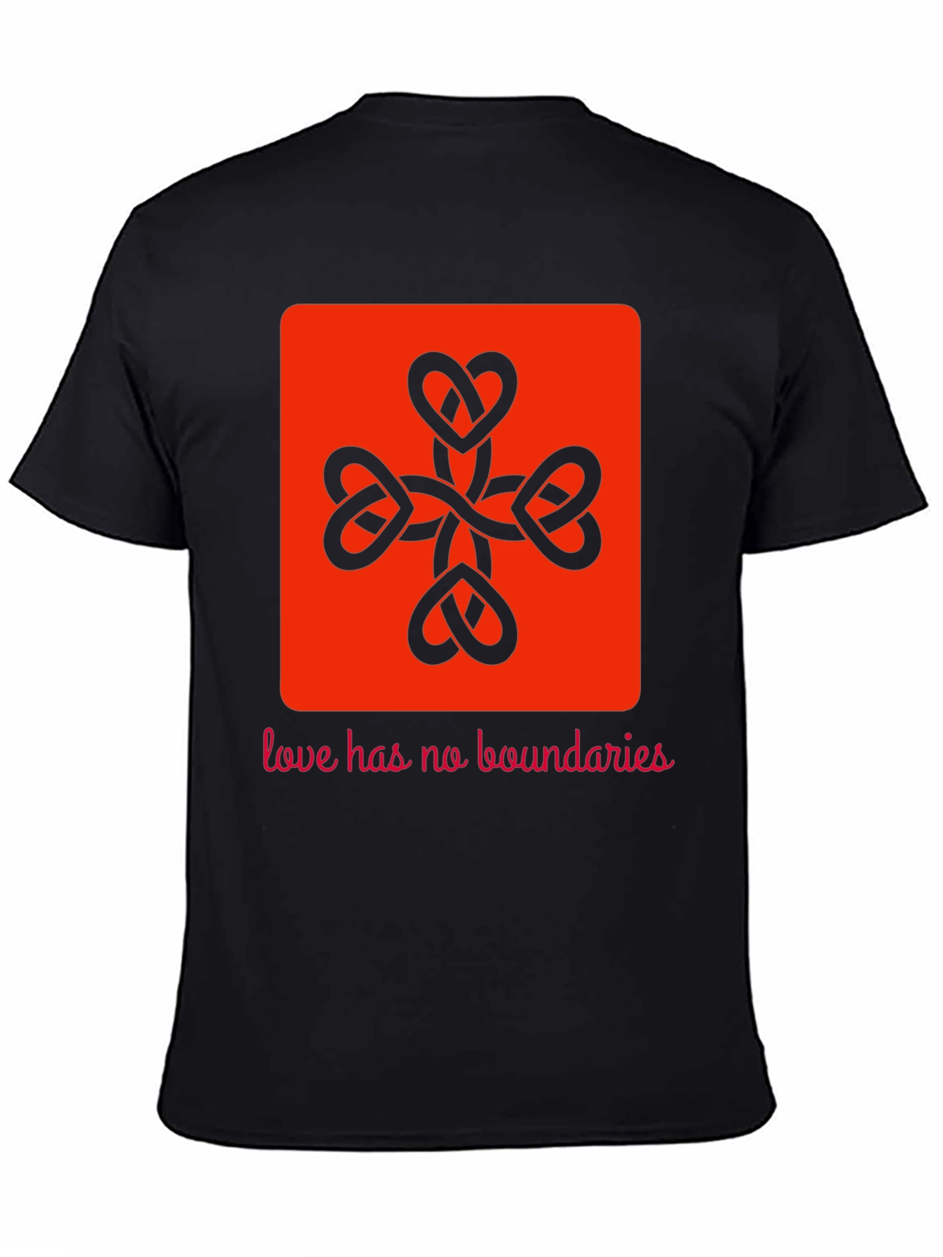 Heart Knot Graphic Tee - Love Has No Boundaries