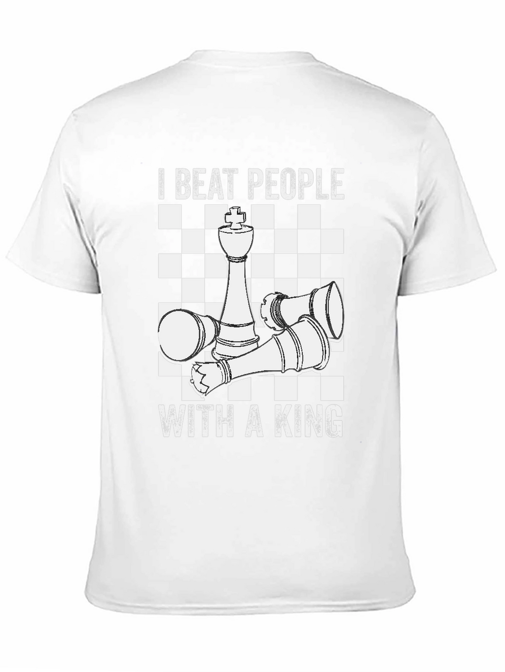 Chess King T-Shirt - I Beat People