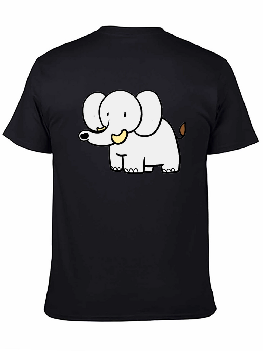 Cute Cartoon Elephant Graphic Tee