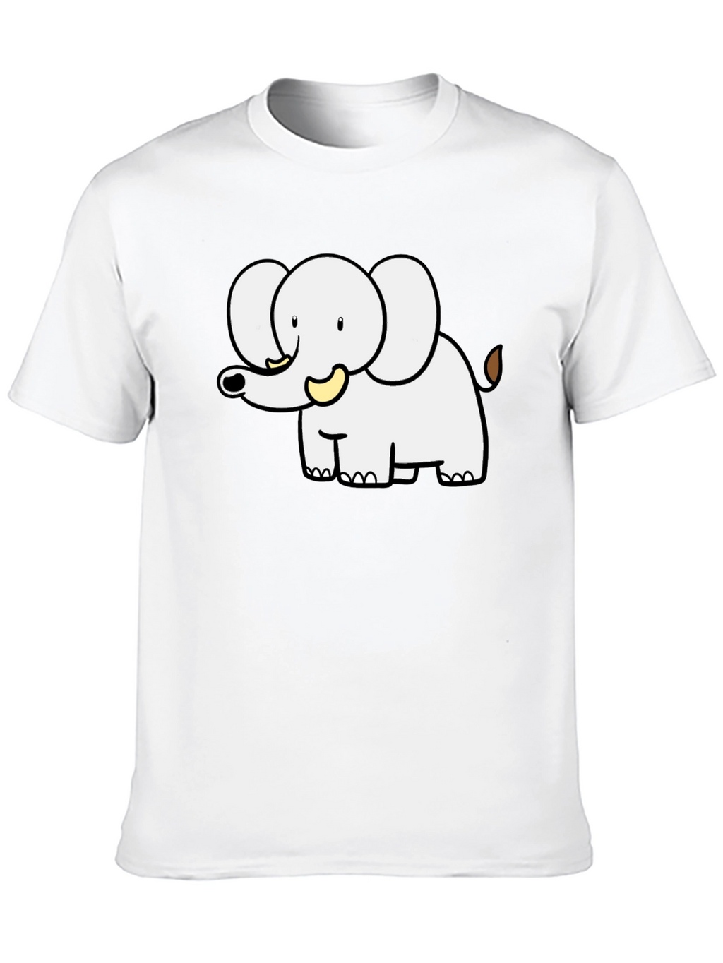 Cute Cartoon Elephant Graphic Tee
