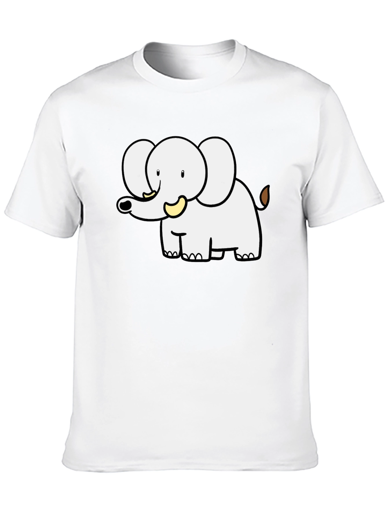 Cute Cartoon Elephant Graphic Tee