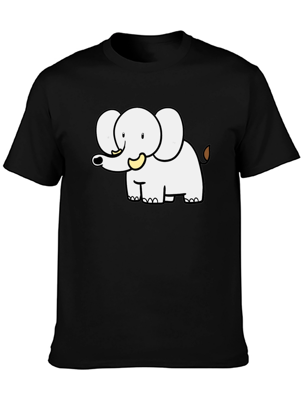 Cute Cartoon Elephant Graphic Tee