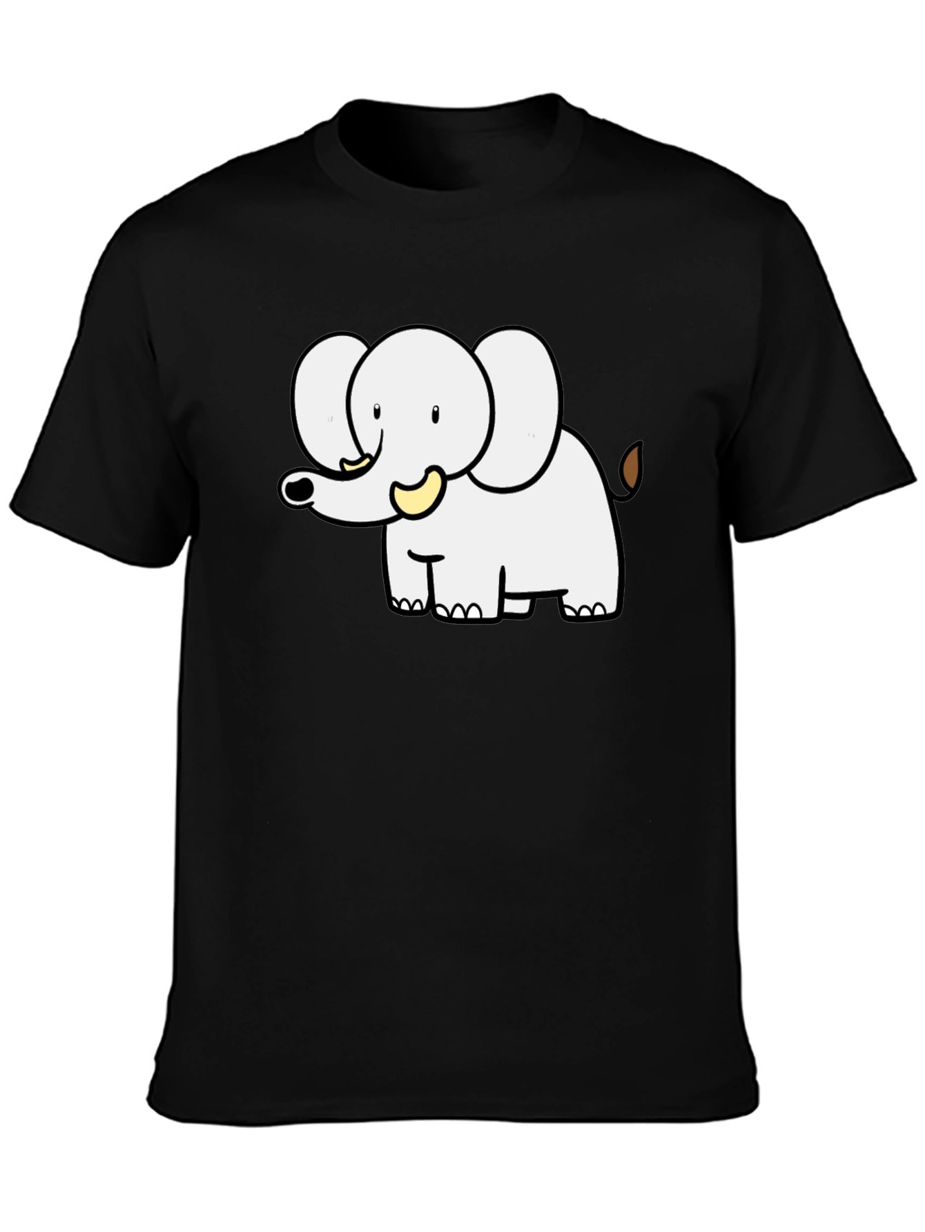 Cute Cartoon Elephant Graphic Tee