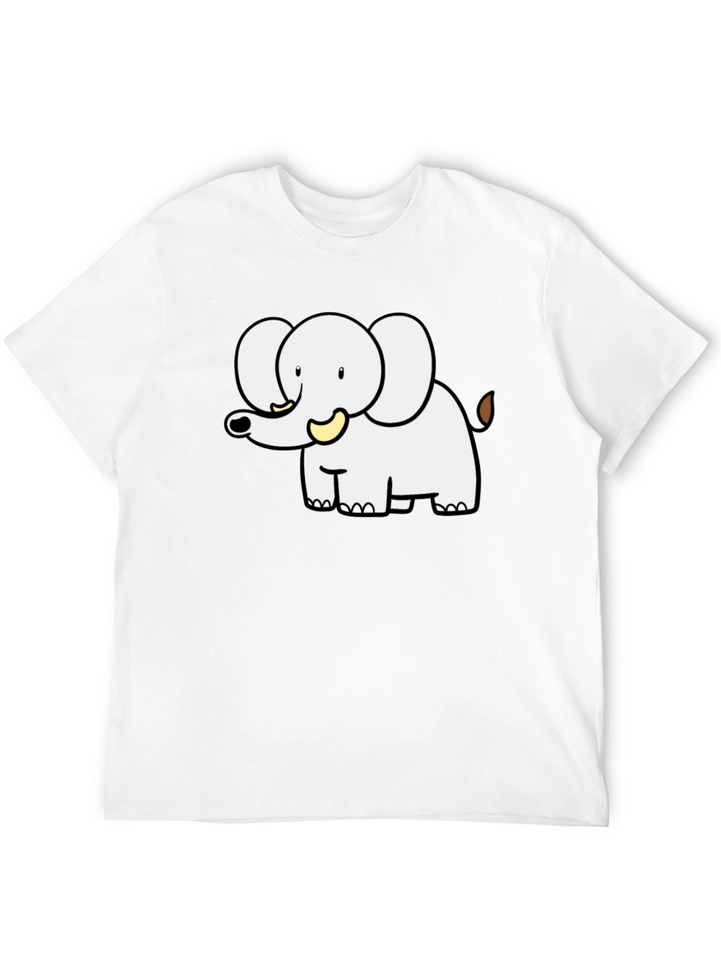 Cute Cartoon Elephant Graphic Tee