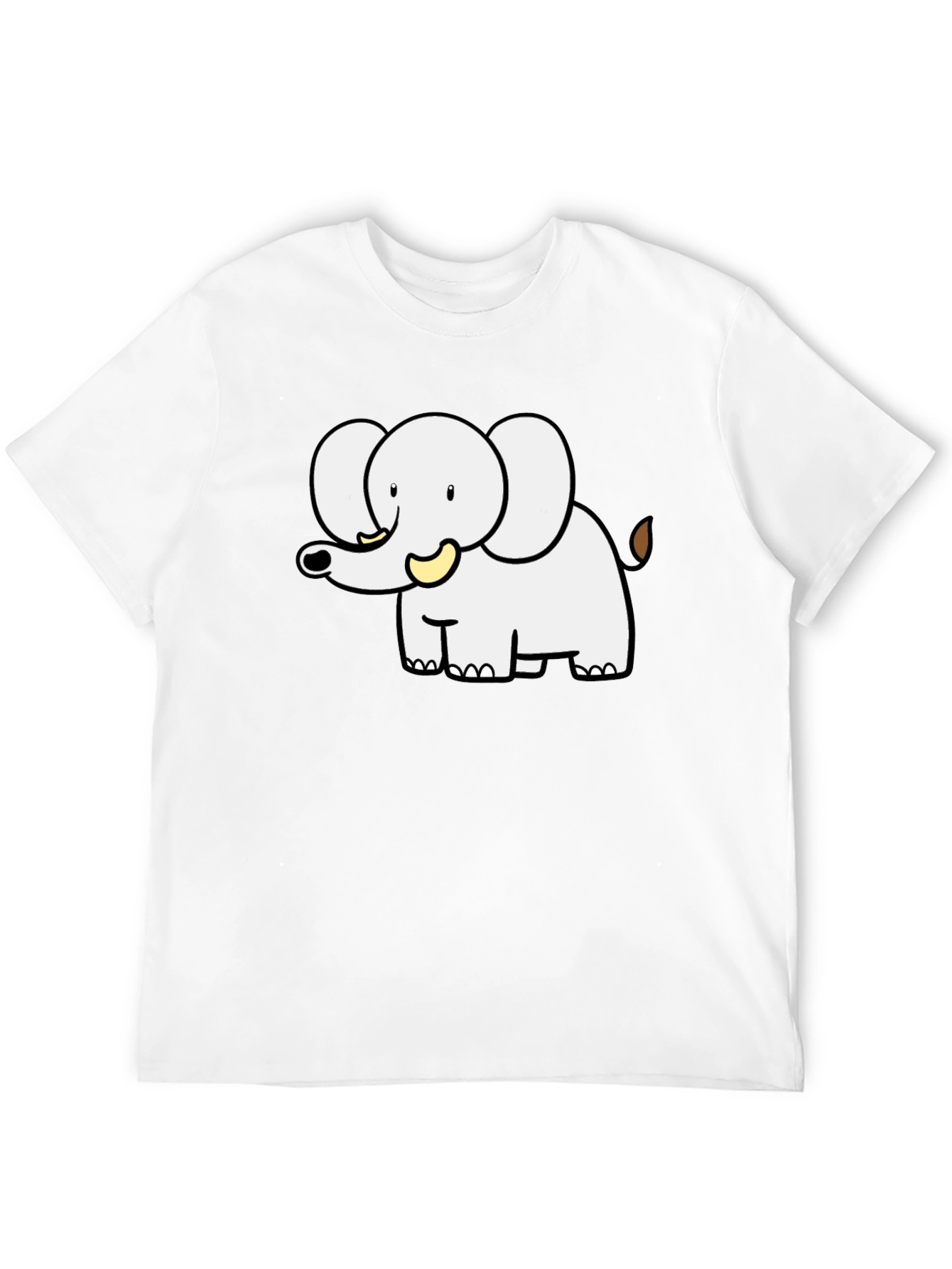 Cute Cartoon Elephant Graphic Tee