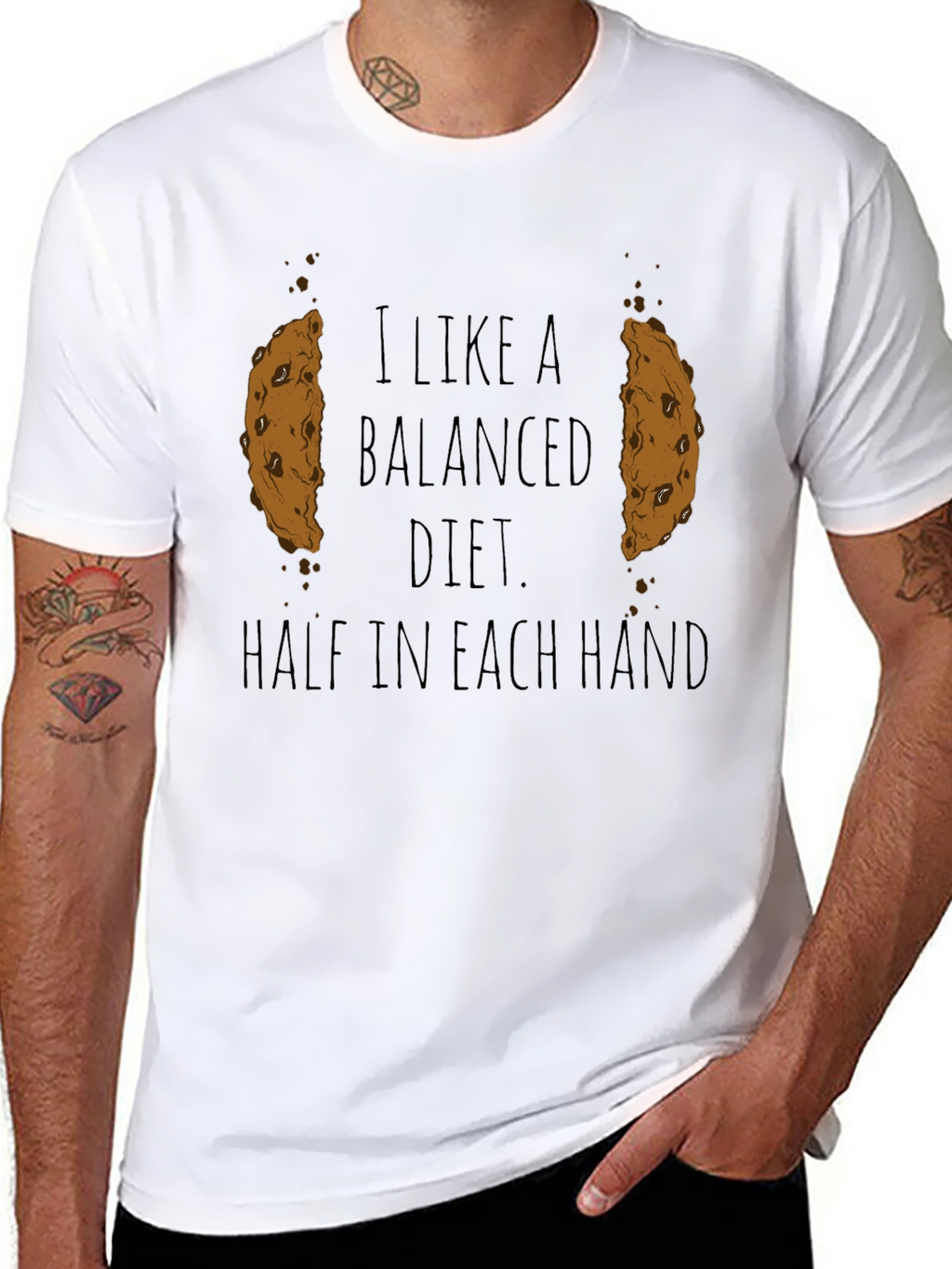 Balanced Diet Cookie Graphic Tee