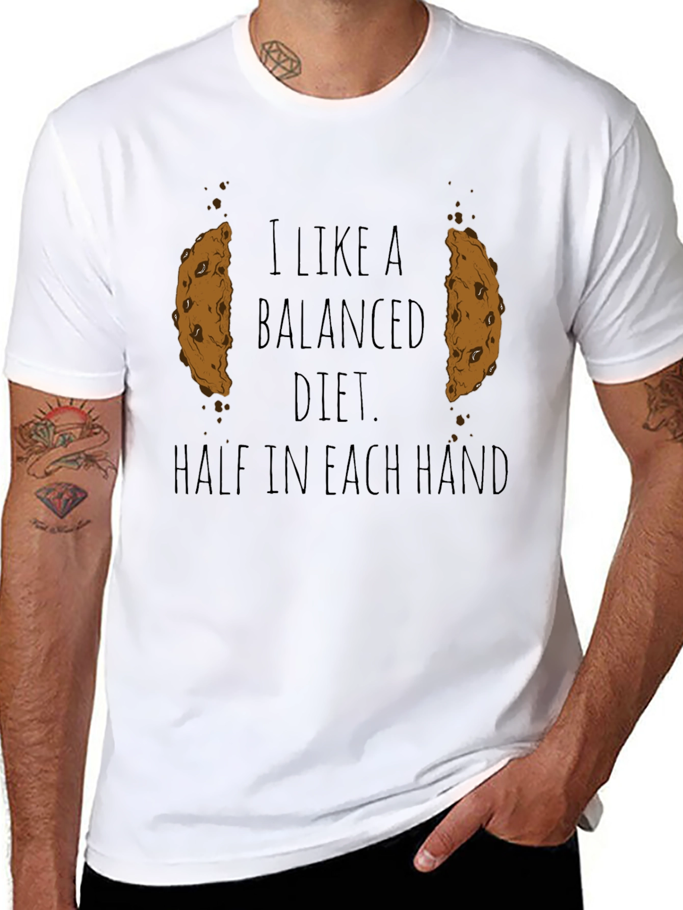 Balanced Diet Cookie Graphic Tee
