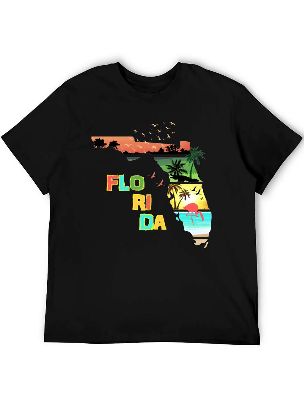 Florida State Graphic Print Mens T-Shirt