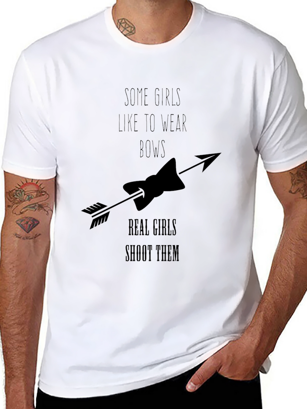 Funny Archer Girl T-Shirt