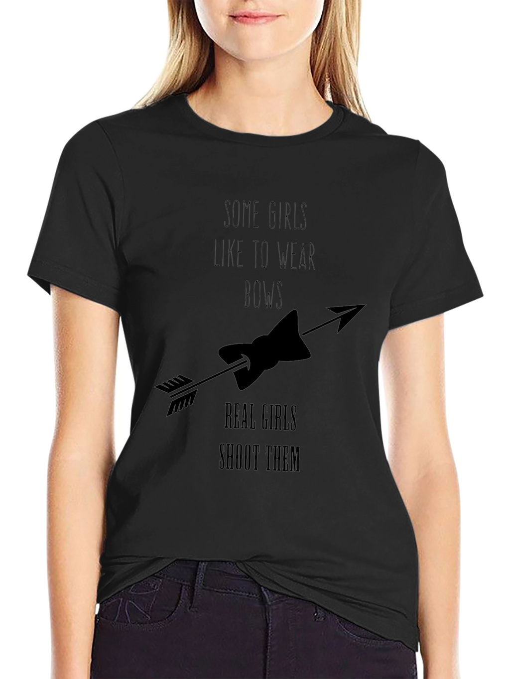 Funny Archer Girl T-Shirt