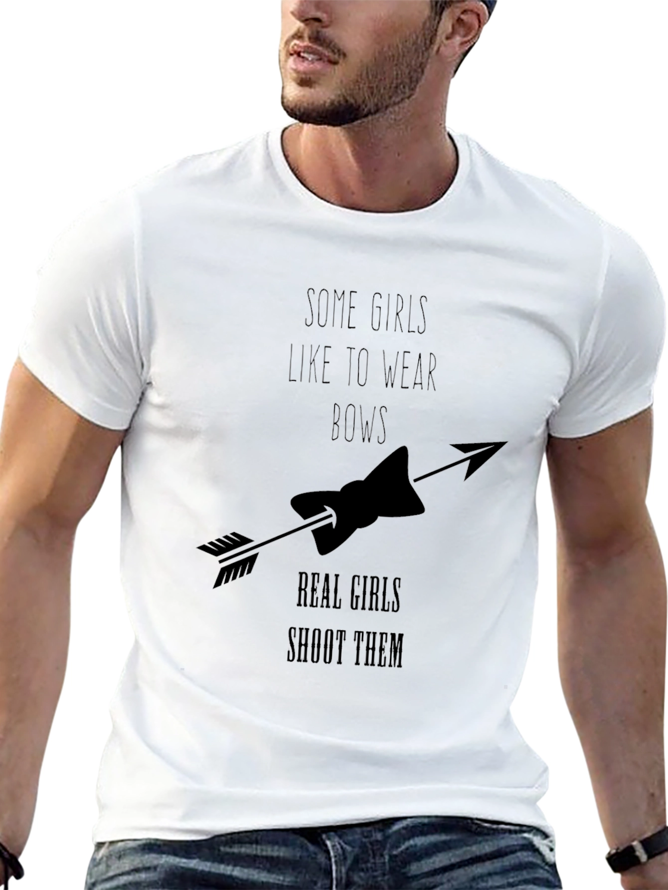 Funny Archer Girl T-Shirt