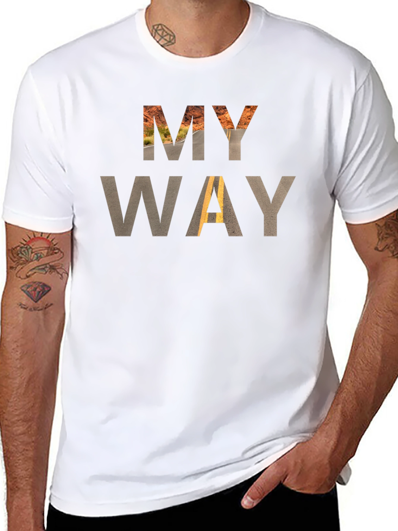 My Way Graphic T-Shirt - Unique Design Tee