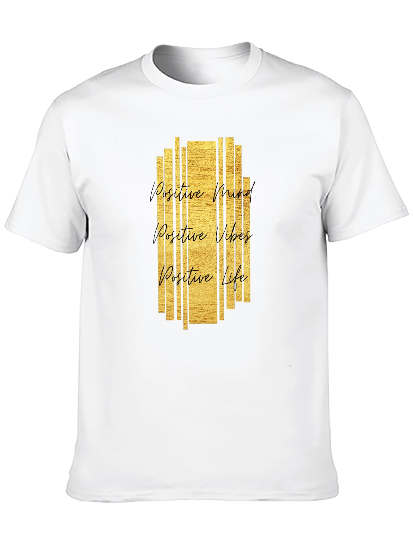 Positive Vibes Graphic Tee - Black